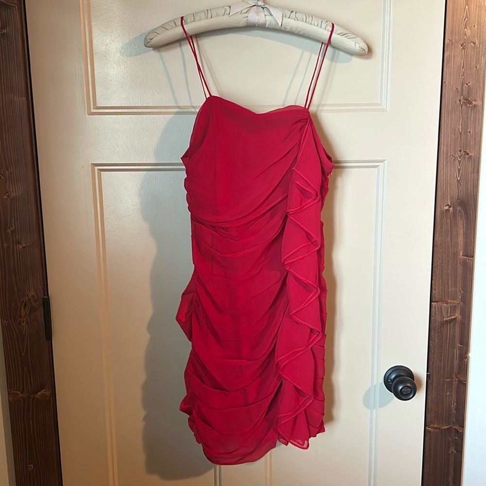 Very J ruched party dress